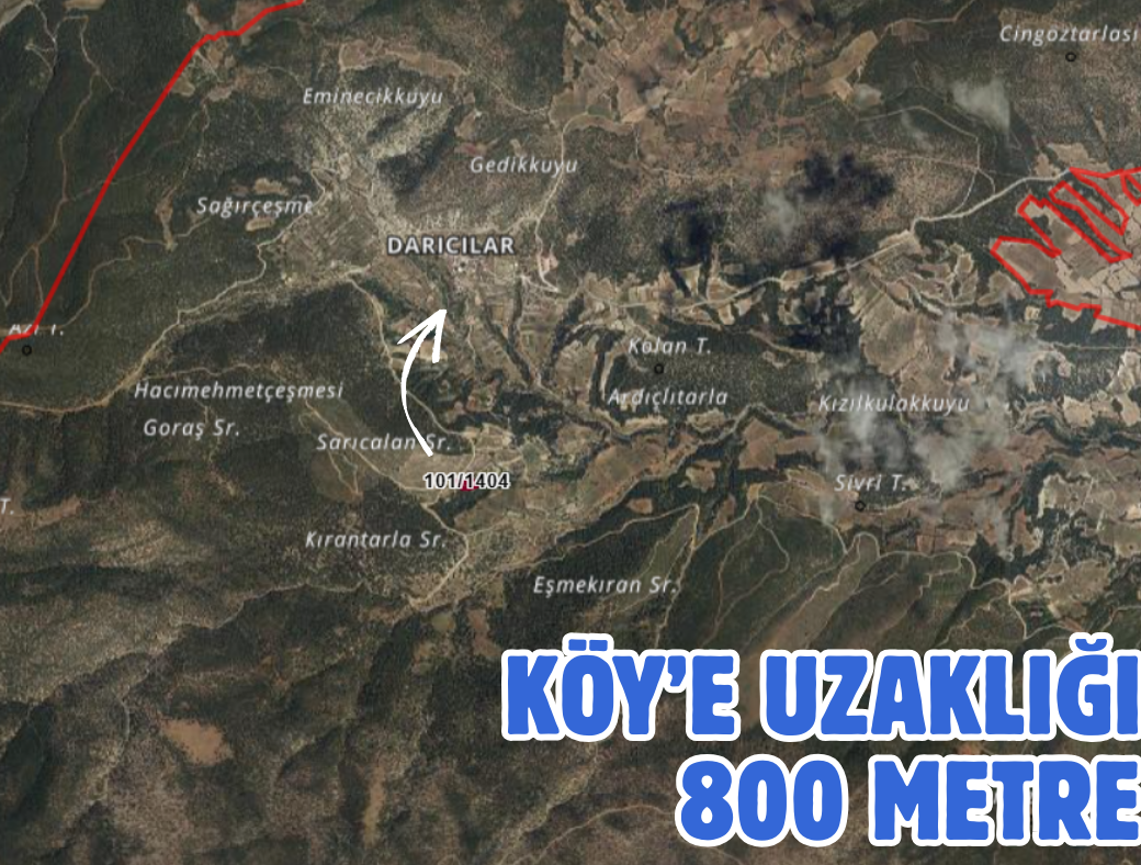 AFYON DAZKIRI DARICILAR 1.971 M² TARLAMIZ SATILIKTIR. - AFYONKARAHİSAR DAZKIRI fotoğraf 2